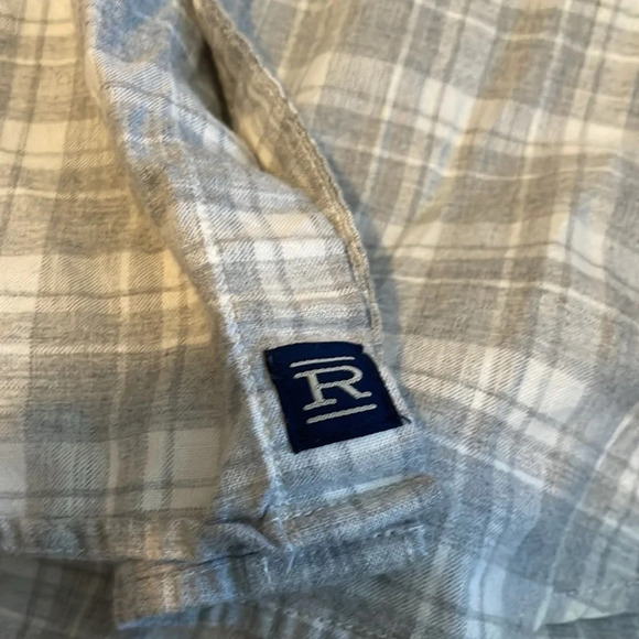 Rye men’s slim fit gray button down shirt size medium tall - Picture 9 of 9